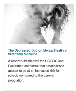 The Depressed Doctor: Mental Health in Veterinary Medicine Article